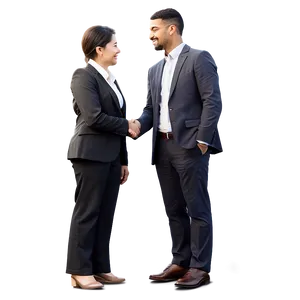Businessman Shaking Hands Png Awu98 PNG image