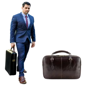 Businessman With Briefcase PNG Bqw PNG