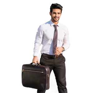 Businessman With Briefcase Png Enj PNG image