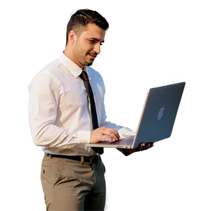Businessman With Laptop PNG 31 PNG