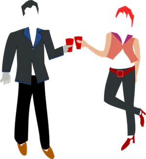 Businessmanand Demon Toast