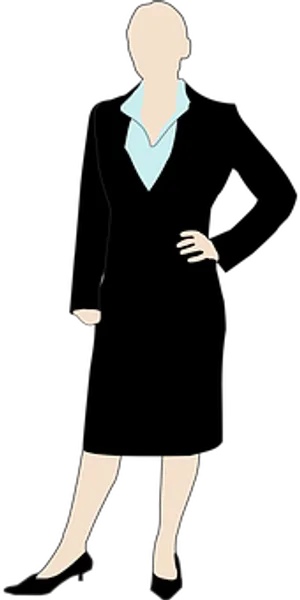 Businesswoman Silhouette Graphic
