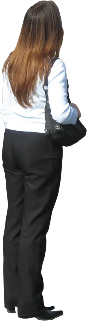 Businesswoman Standing Profile