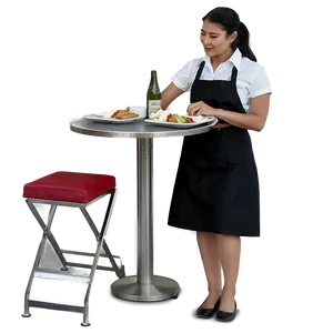 Busy Restaurant Waitress Png 06272024 PNG image