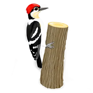 Busy Woodpecker PNG 8