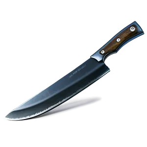Butcher Knife In 3d PNG Hkq21