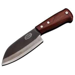 Butcher Knife With Wooden Handle Png Wxf PNG image