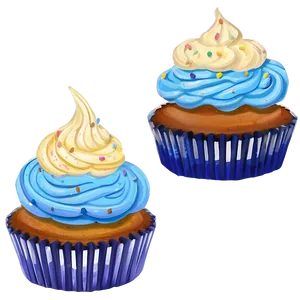 Buttercream Cupcakes PNG 06112024