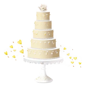 Buttercream Wedding Cake Png 90 PNG image