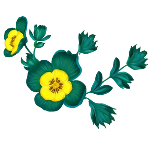Buttercup Pattern PNG Qve