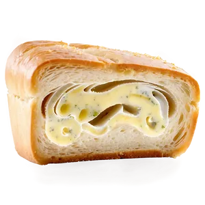 Buttered Bread Slice PNG 06132024