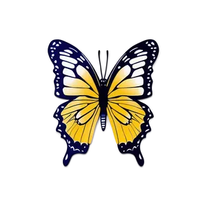 Butterfly Coloring Page PNG Dts65 PNG