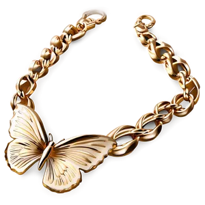 Butterfly Gold Necklace PNG 99 PNG