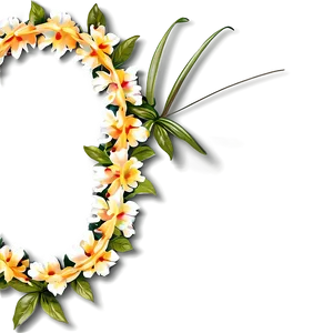Butterfly Hawaiian Lei PNG 52