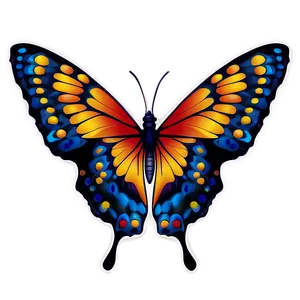 Butterfly Neck Tattoo Compositions Png Sjp72 PNG image