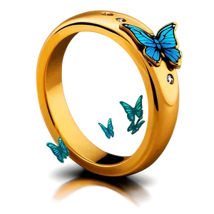 Butterfly Ring PNG Qny PNG