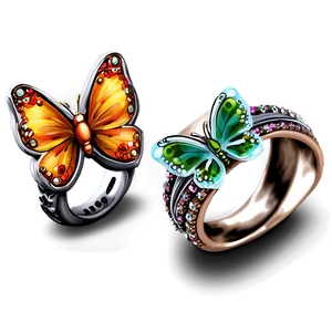 Butterfly Ring PNG Uec PNG