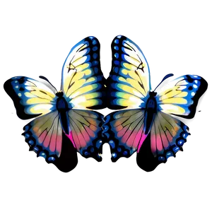 Butterfly Silhouettes PNG 9