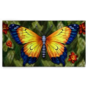 Butterfly Tapestry PNG Bjs36
