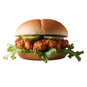 Buttermilk Fried Chicken Sandwich Png 06132024 PNG image