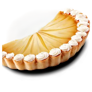 Buttery Almond Tart Pie PNG 74
