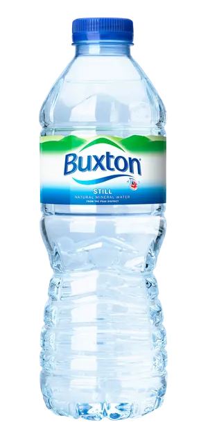 Buxton Mineral Water Bottle PNG image