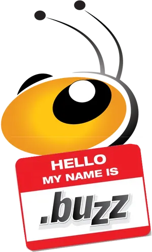 Buzz Branded Name Tag Cartoon PNG image