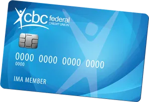 C B C Federal Credit Union Debit Card PNG image