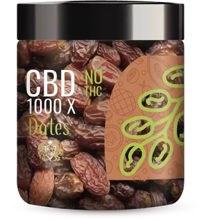 C B D Infused Dates Product Image PNG image