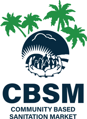 C B S M Community Based Sanitation Market Logo PNG image