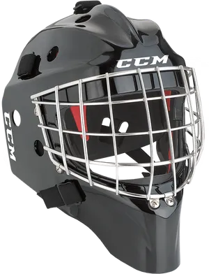 C C M Hockey Helmetwith Cage PNG