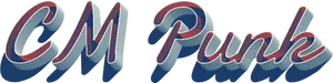 C M Punk Logo Graphic PNG image