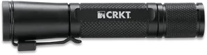 C R K T Black Tactical Flashlight PNG image