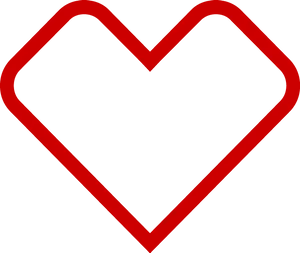 C V S Health Heart Outline Logo PNG image