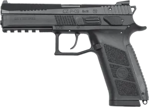 C Z P09 Semi Automatic Pistol PNG image