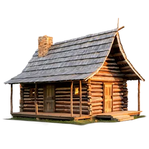 Cabin At Sunset Glow PNG Xmc11 PNG