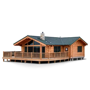 Cabin With Wraparound Deck PNG Ltp6 PNG