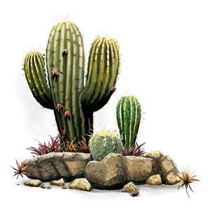 Cactus Arrangement PNG 05032024