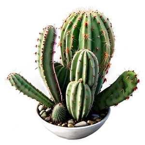 Cactus Arrangement Png 2 PNG image