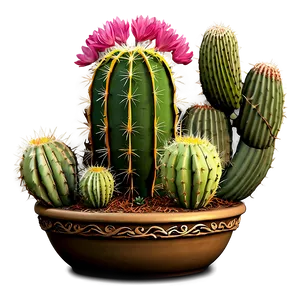 Cactus Arrangement Png Jpi64 PNG image