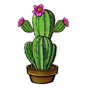 Cactus Drawing Png 05032024 PNG image