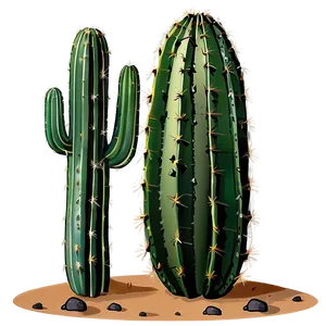 Cactus In Desert PNG Tub PNG