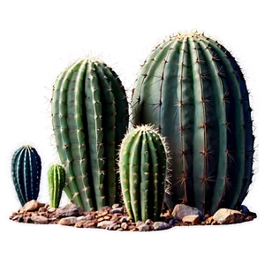 Cactus In Rustic Setting PNG 70 PNG