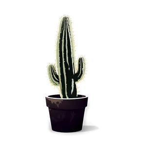 Cactus Silhouette Png Cjk32 PNG image