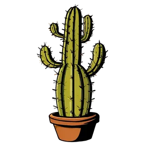 Cactus Sketch Png Wbl PNG image
