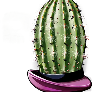 Cactus Wearing Hat PNG Unx