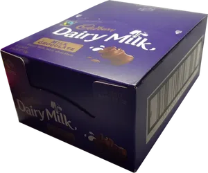 Cadbury Dairy Milk Chocolate Box PNG image