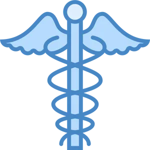 Caduceus Medical Symbol Graphic PNG