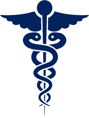 Caduceus Medical Symbol Graphic PNG