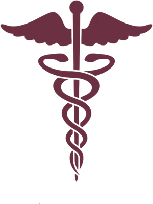 Caduceus Medical Symbol Graphic PNG